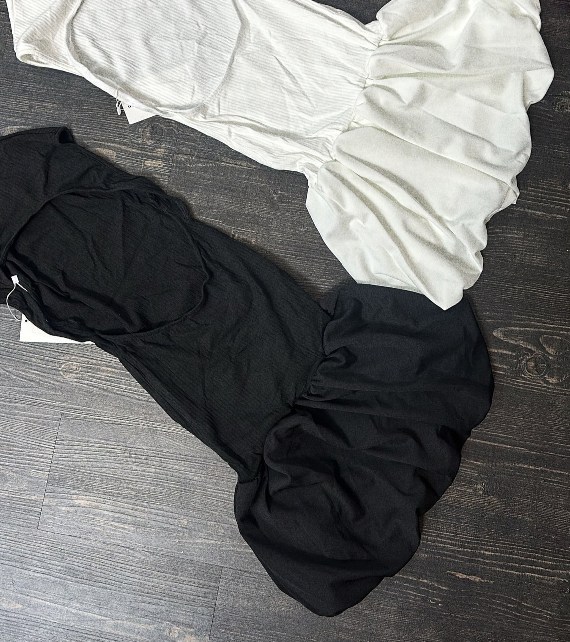 Bubble Mini Dress Black