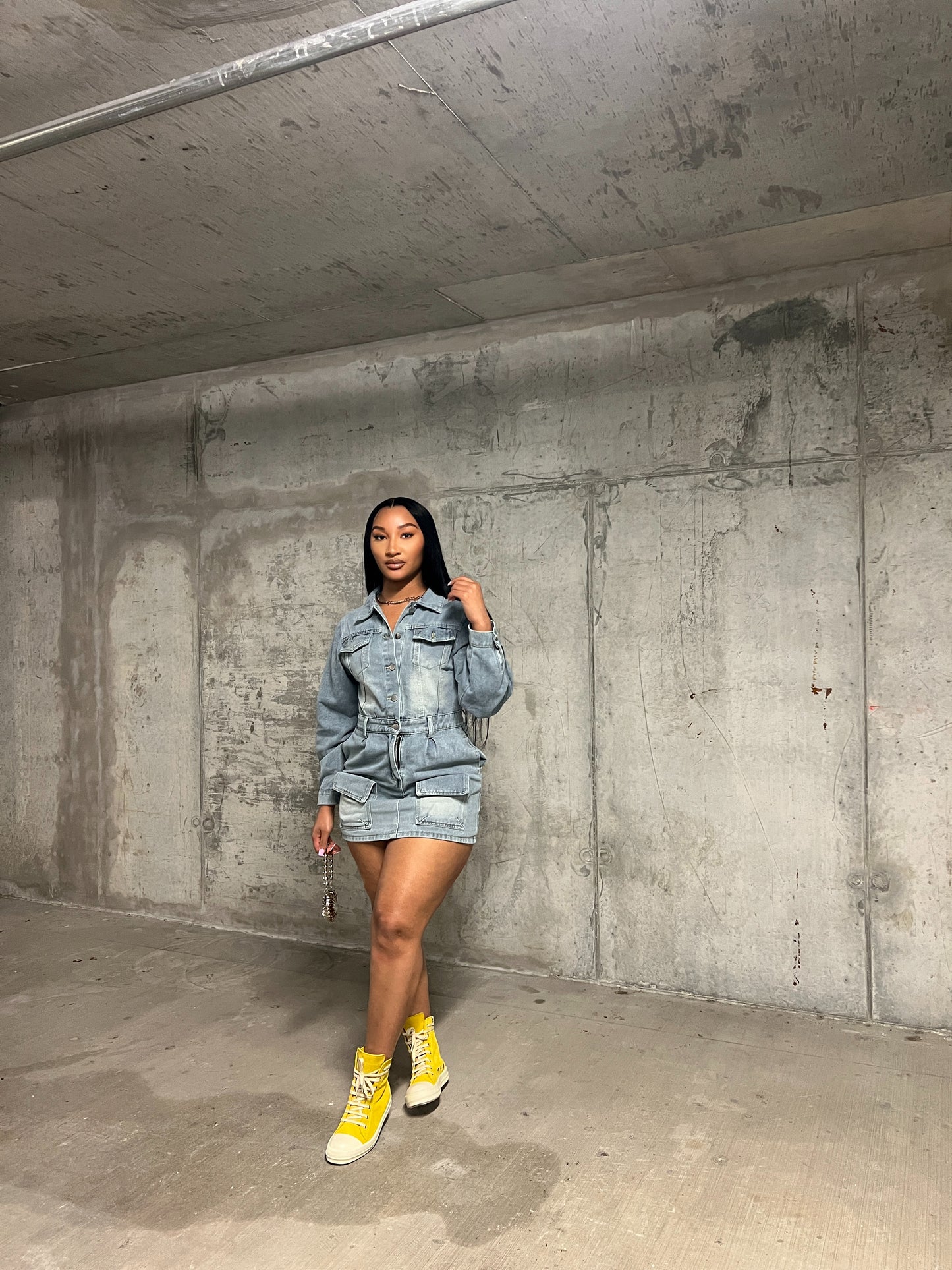 Denim Daze Dress Set